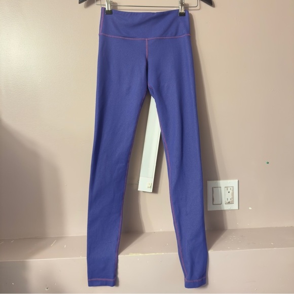 Lululemon Wunder Under Leggings Purple Women Size 2 - Picture 1 of 9